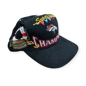 Denver Broncos Super Bowl Snapback Hat Throwback Denver Broncos Hat Vintage